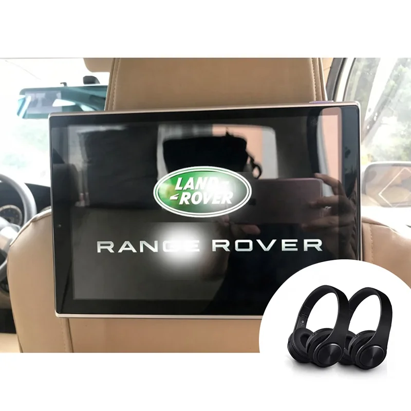 Include Cuffie Android 9.0 Seggiolino Auto Poggiatesta Tv Monitor Display Per Range Rover Evoque/Range Rover Sport/Discovery 4/Defender