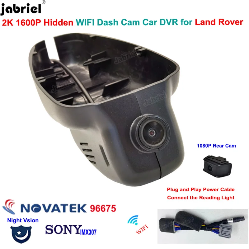 2K Car Dvr Dash Cam Camera Per Land Rover Discovery 4 Freelander Range Rover Evoque Range Rover Sport Jaguar Xj Xjl Xj Xf F Pace