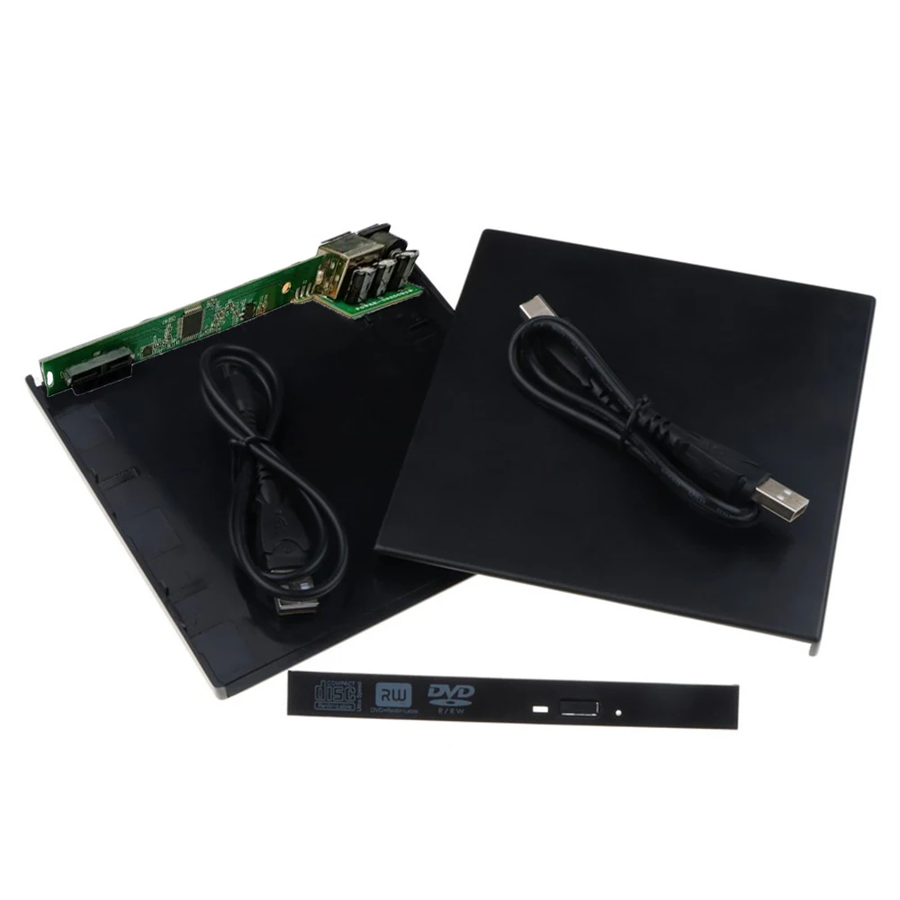 Interfaccia Sata Da 12.7Mm Scatola Di Trasmissione Ottica A Usb Per Notebook Mobile Esterno Per Windows Xp/2003/Vista Plug Play Drive Case