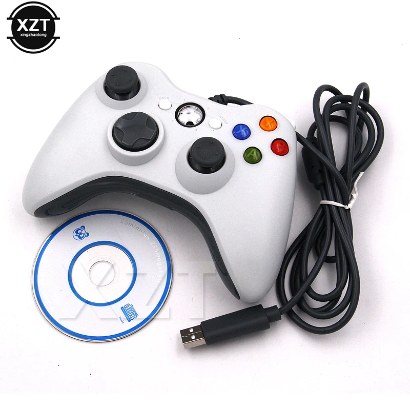 1Pc Game Pad Usb Wired Joypad Gamepad Controller Per Microsoft Game System Pc Laptop Per Windows 7/8 Non Per Xbox Host