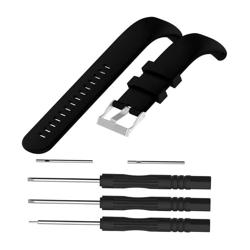 Nuovo Cinturino Da Polso In Silicone Di Ricambio Per Suunto Core All Black Sports Watch