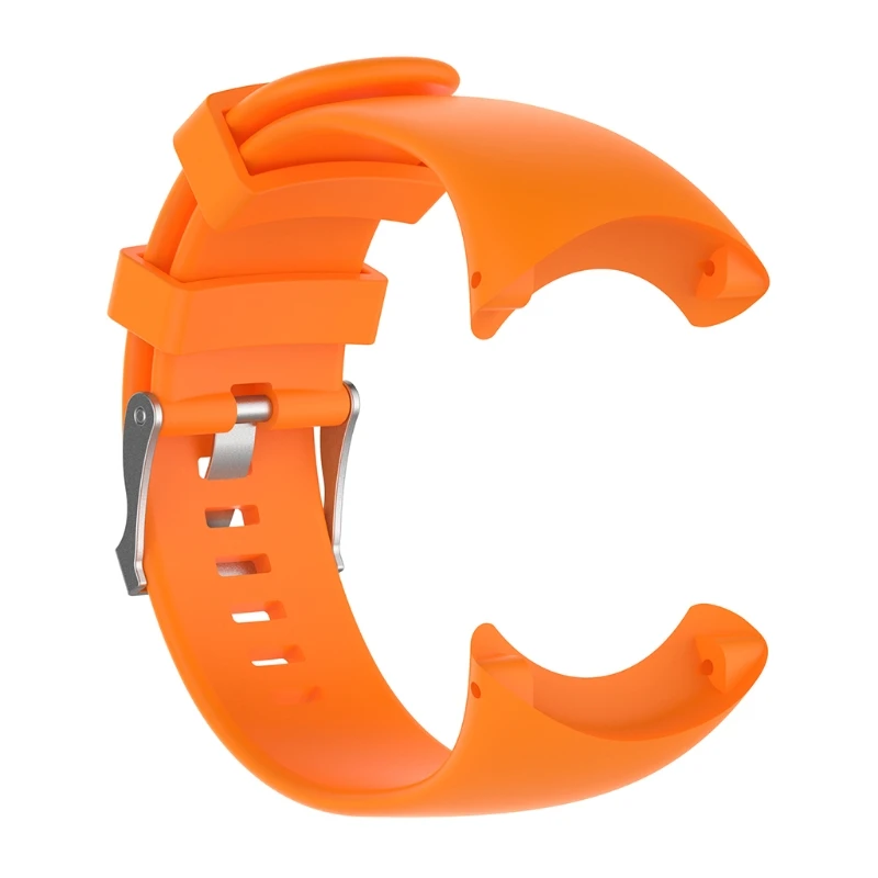 Nuovo Cinturino Da Polso In Silicone Di Ricambio Per Suunto Core All Black Sports Watch
