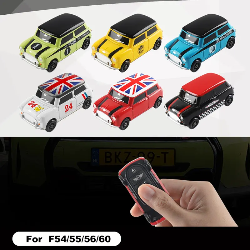 3D Car Styling Key Remote Case Cover Shell Personaliz Car Key Decor Accessorio Per Mini Cooper Countryman Clubman F54 F55 F56 F60