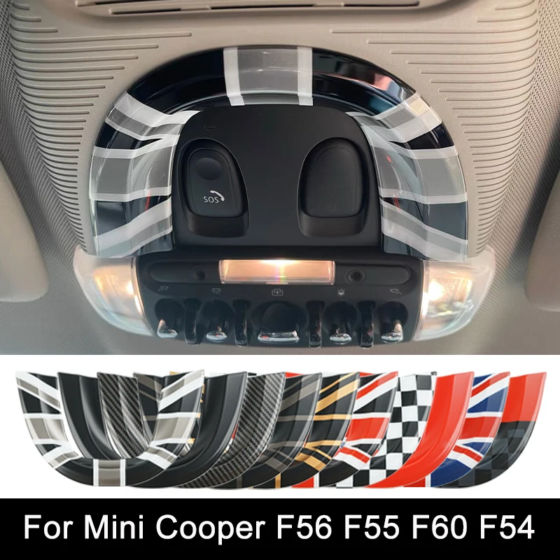 Per Mini Cooper F56 F55 Countryman F60 Clubman F54 Car Interior Roof Luce Di Lettura Lampada Sticker Cover Accessori Auto