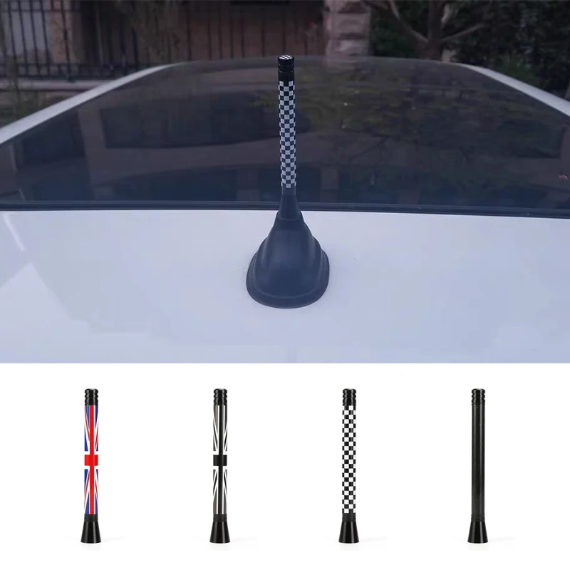 Union Jack Car Roof Radio Antenna Fm Antenna Antena Per Mini Cooper S Jcw R55 R56 R57 R60 F55 F56 Clubman Countryman Accessori