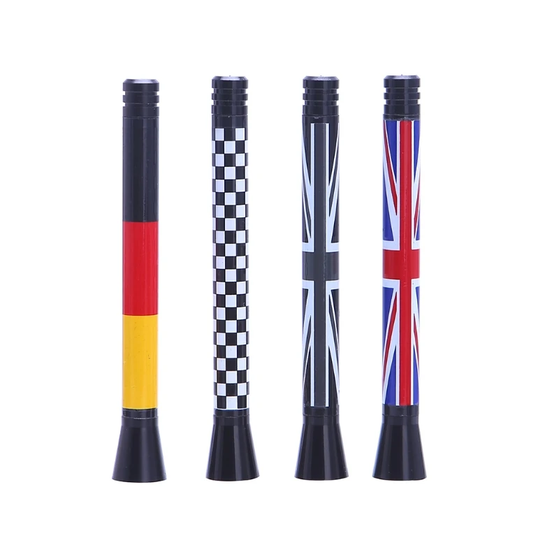 New Union Jack Uk Flag Antenna Corta Per Mini Cooper S R55 R56 R60 Countryman Car Styling