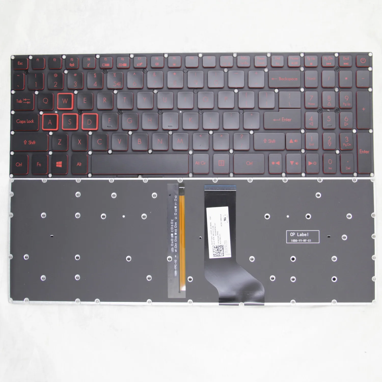 Nuovo Per Acer Nitro 5 An515-41 An515-42 An515-41-F1Xf An515-41-1274 An515-41-F7Gb An515-41-F03E Retroilluminata Tastiera Del Computer Portatile Degli