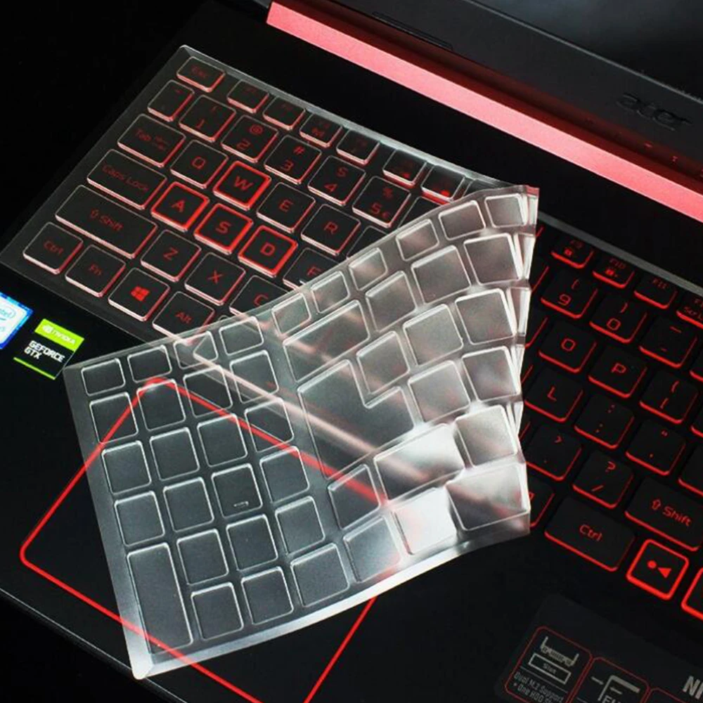 15.6 "Tpu Copertura Della Tastiera Della Pelle Della Protezione Per Acer Nitro 5 An515 54 54W2 An515-54 51M5 / 17.3" Acer Nitro 5 An517-51 56Yw Laptop