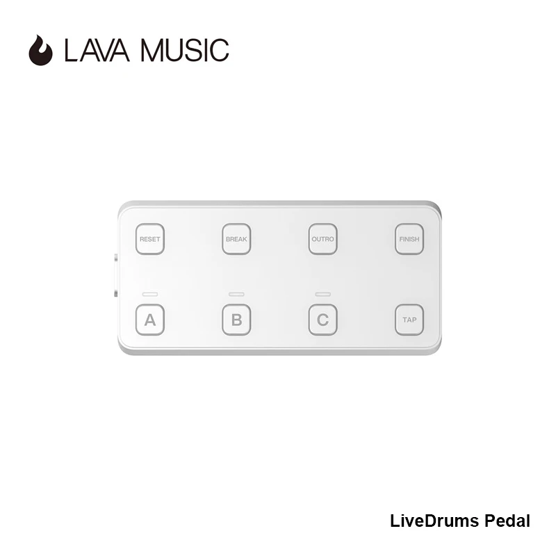 Lava Music Livedrums Pedal Wireless Live Pedali Compatibili Con Lava Me 4, Me Abete Rosso, Me Play & Blue Lava Touch Chitarre