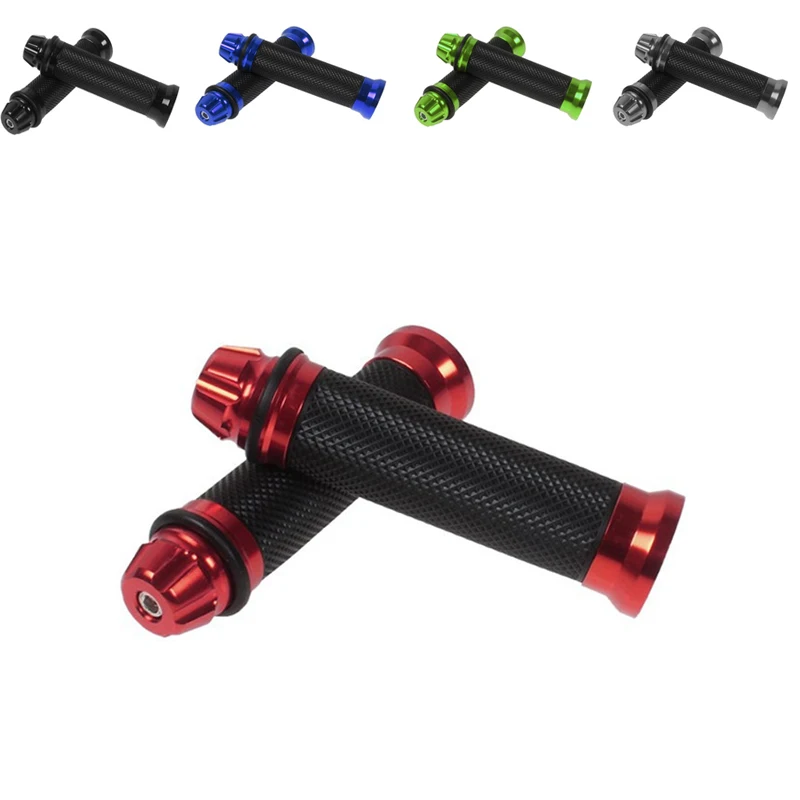 Manopole Moto 22Mm Racing Moto Scooter Impugnatura Universale In Metallo E Gomma Per Honda Gs Cg Gn125 Yamaha Suzuki