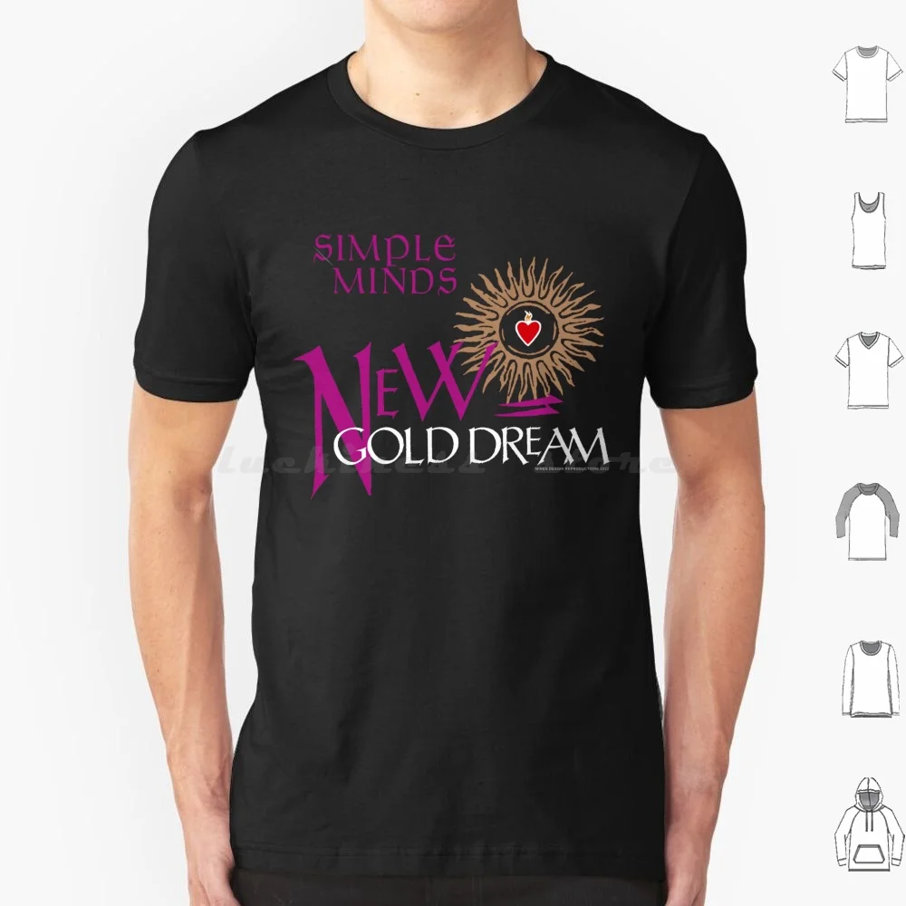 Simple Minds-New Gold Dream T Shirt 6Xl Cotton Cool Tee Simple Minds Jim Kerr Charlie Burchill Street Fighting Years Don'T You