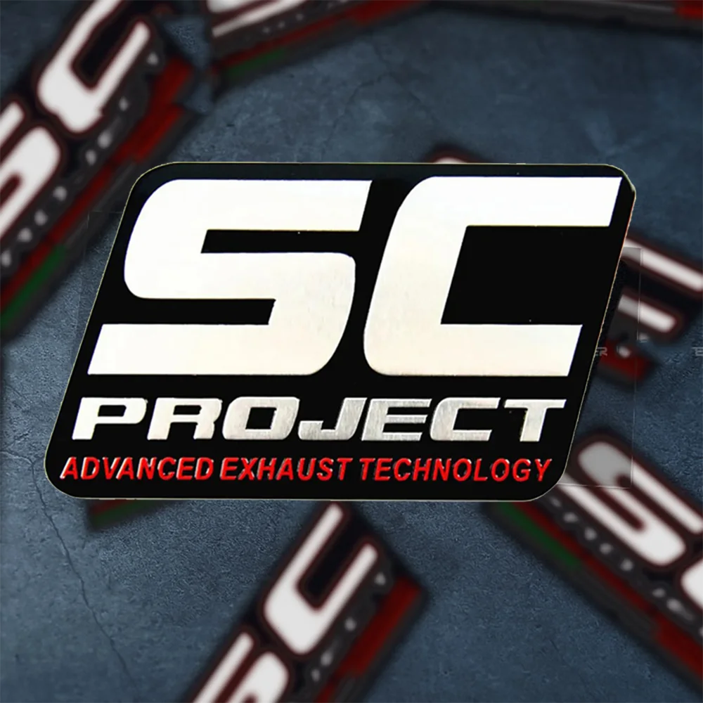 Silenziatore Di Scarico Moto Adesivo Per Escape Sc Project Honda Kawasaki Ktm Xmax Mt07 Xadv Cbr650R Z900 Z1000 Z800 Duke 390 790