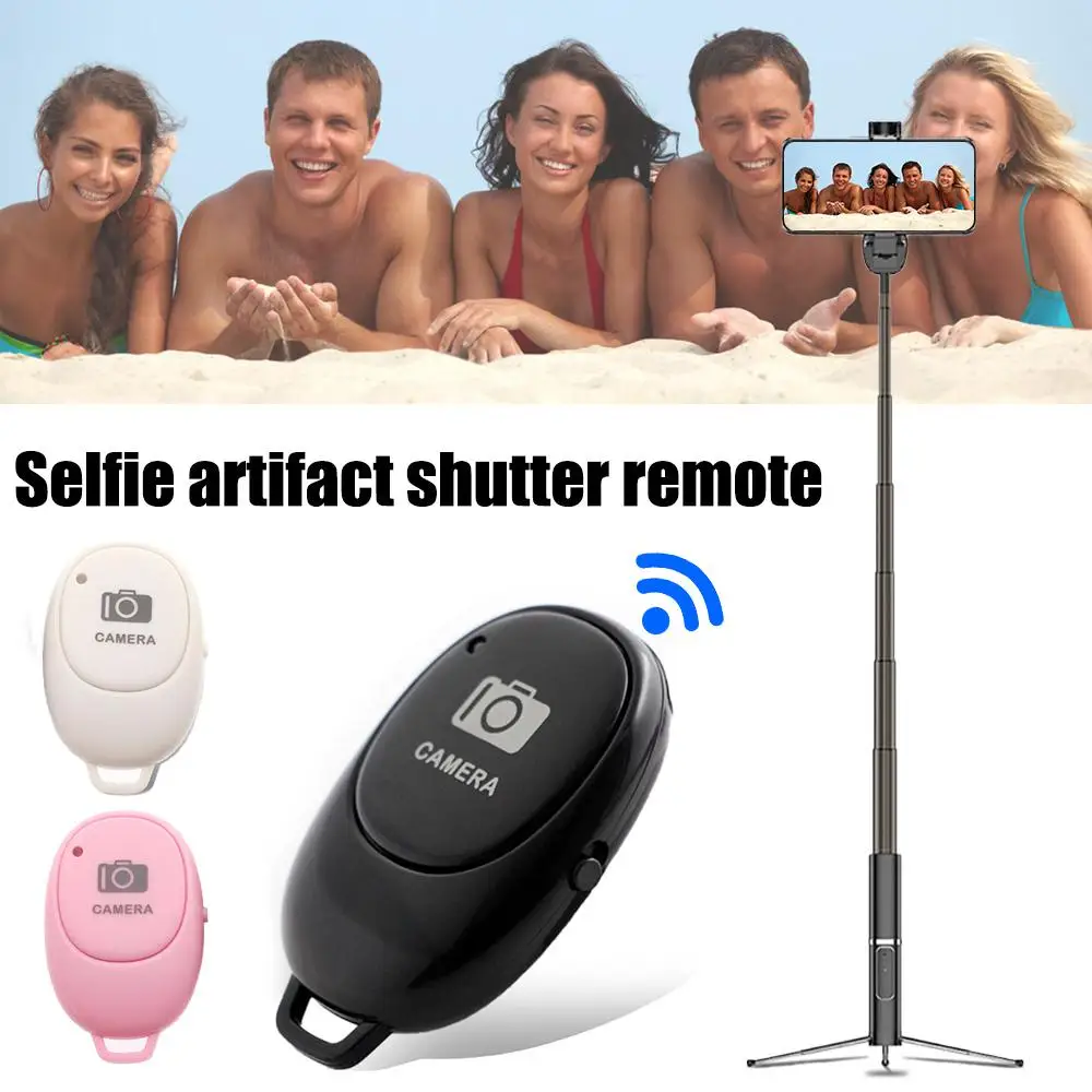 Universal Bluetooth Camera Shutter Telecomando Wireless Selfie Button Clicker Per Iphone 12/13/Max Xiaomi Huawei Controller