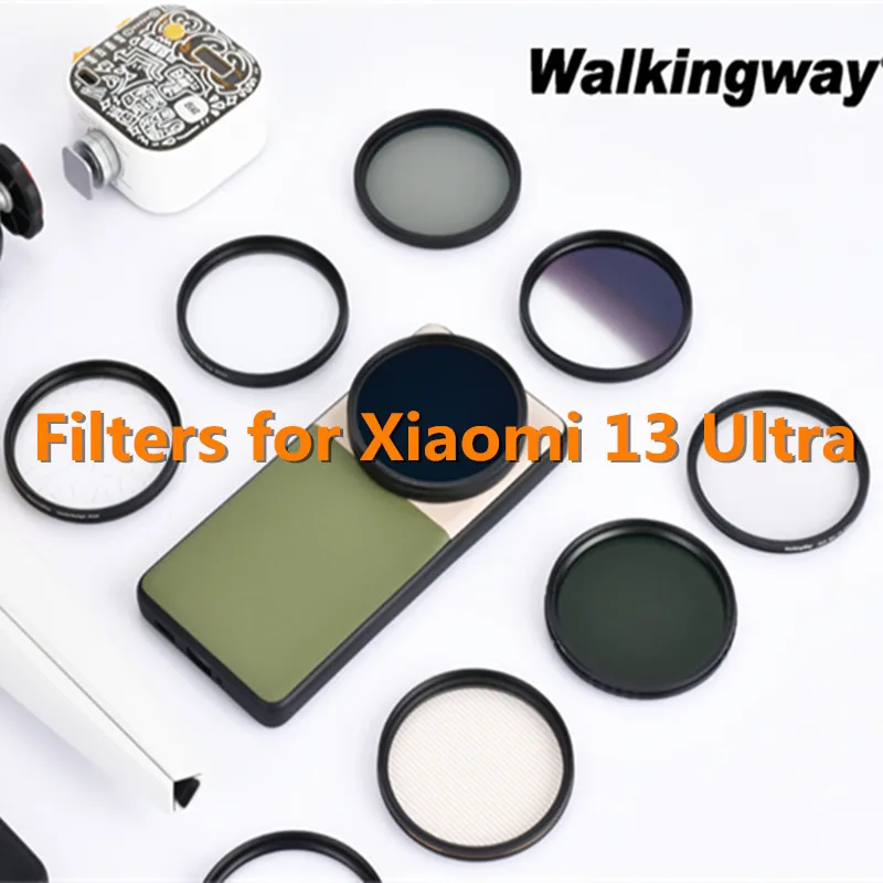 Walking Way 67Mm Filtri Per Xiaomi 13 Ultra Phone Case Phone Filter Kit Mobile Shooting Nd Cpl Soft Star Flare Close Up Filter