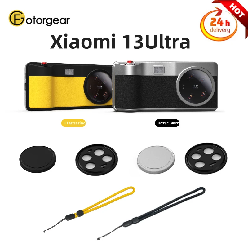 Fotorgear Phone Case Filter Per Xiaomi 13 Ultra Leica Camera Phone Set Fotografico Integrato Cpl/Black Mist/Star Flare Filter
