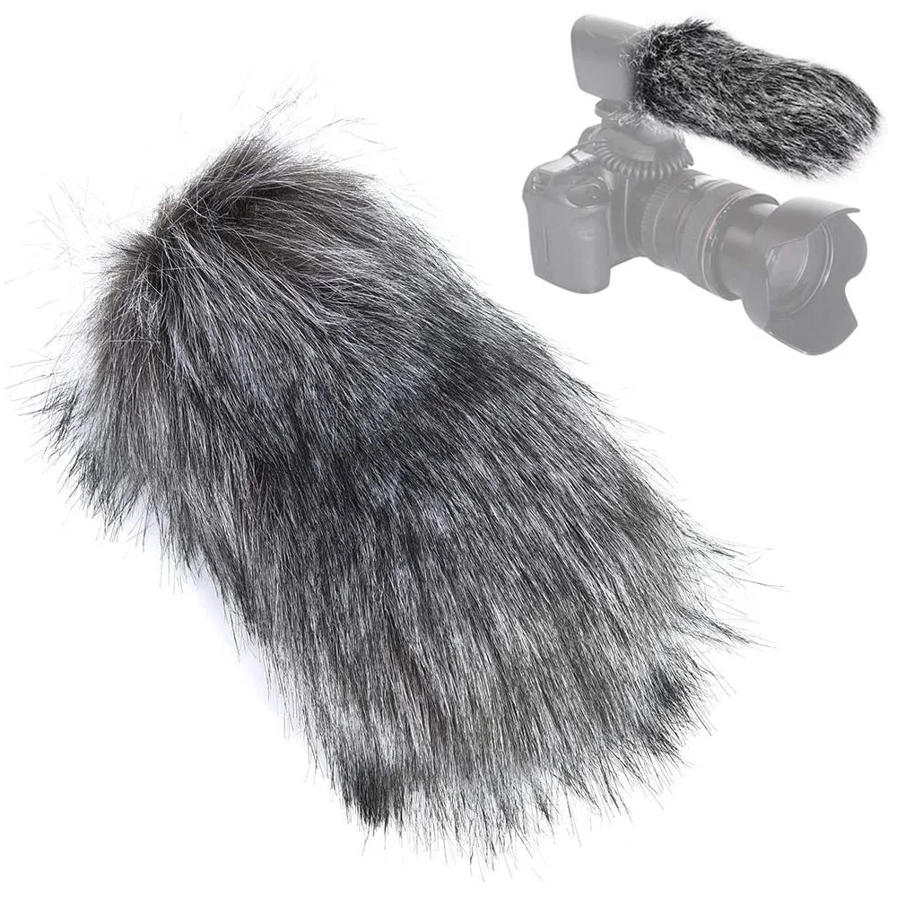 Mcoplus Microfono Da Esterno Parabrezza In Pelliccia Per Rode Videomic Go Voice Recording Pen