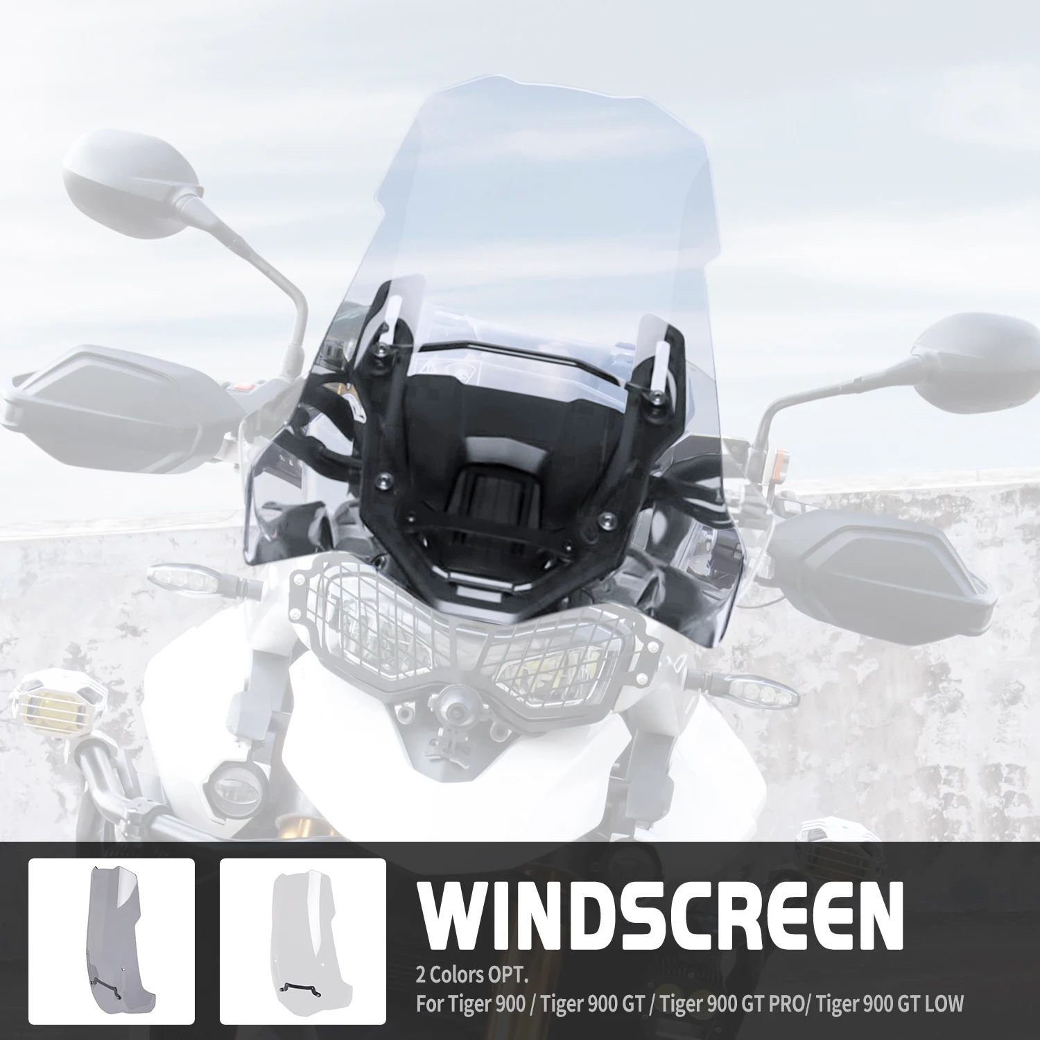 Per Triumph Tiger900 Tiger 900 Gt Pro Low Rally 2020-2023 Moto Wind Screen Shield Air Deflettore Parabrezza Parabrezza