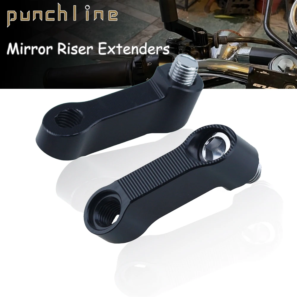 Per Triumph Tiger 1200 Tiger 900 Tiger 850 Tiger 800 Tiger 660 Mirror Riser Extender Distanziatori Adattatore Di Estensione