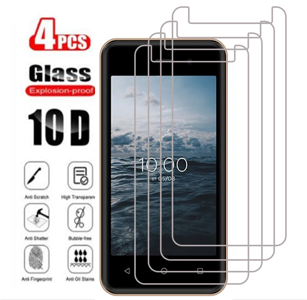 4 Pezzi Per Bq 4030G Nice Mini Vetro Temperato Protettivo Per Bq 4030G Nice Mini Pellicola Salvaschermo Per Smartphone