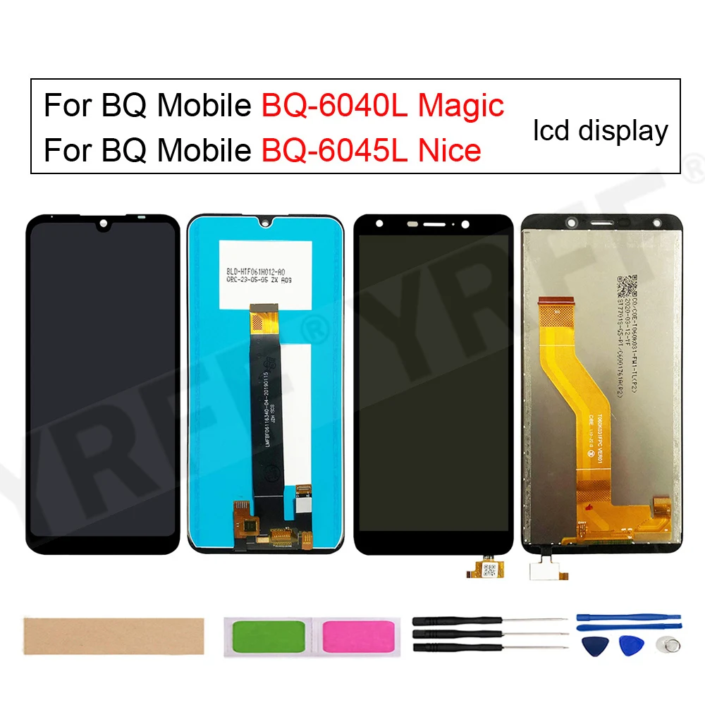 Sostituzione Del Gruppo Digitalizzatore Touch Screen Display Lcd Per Bq Mobile Bq-6040L Magic, Per Bq Mobile Bq-6045L Bel Display Lcd