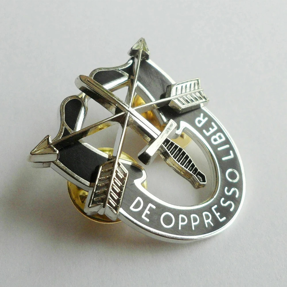 Military Us Army Special Forces Group Berretto Distintivo Spilla Comando Cockade