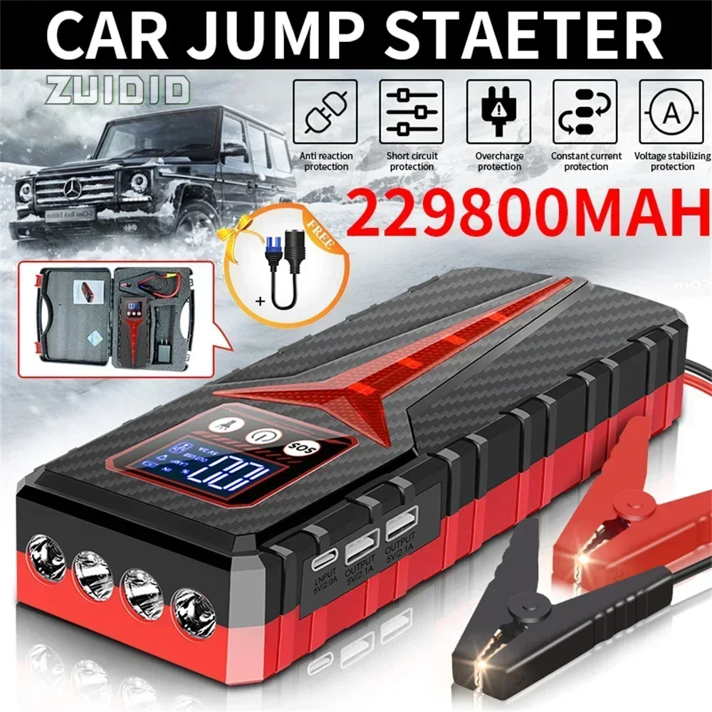 2298000Mah Car Jump Starter 8000A Caricabatteria Emergenza Power Bank Booster Per 12V Diesel Benzina Articoli Per Veicoli Per Auto