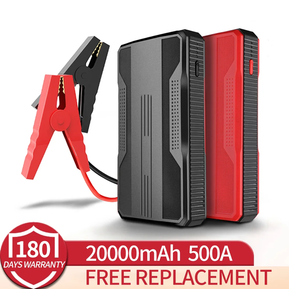 12V Car Jump Starter 20000Mah Portatile Auto Battery Booster Charger Car Emergency Booster Power Bank Dispositivo Di Avviamento