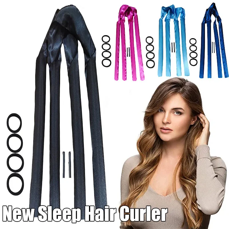 New Heatless Hair Curling Stick Sponge No Heating Wave Form Sleeping Hair Bigodino 4 Claws Octopus Bigodino Beauty Hair Style Tools