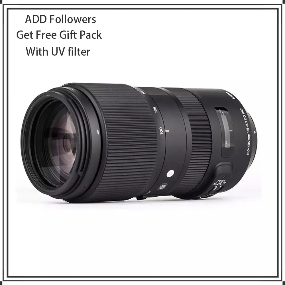 Sigma 100-400Mm F5-6.3 Dg Os Hsm Obiettivo Per Canon Nikon Mount