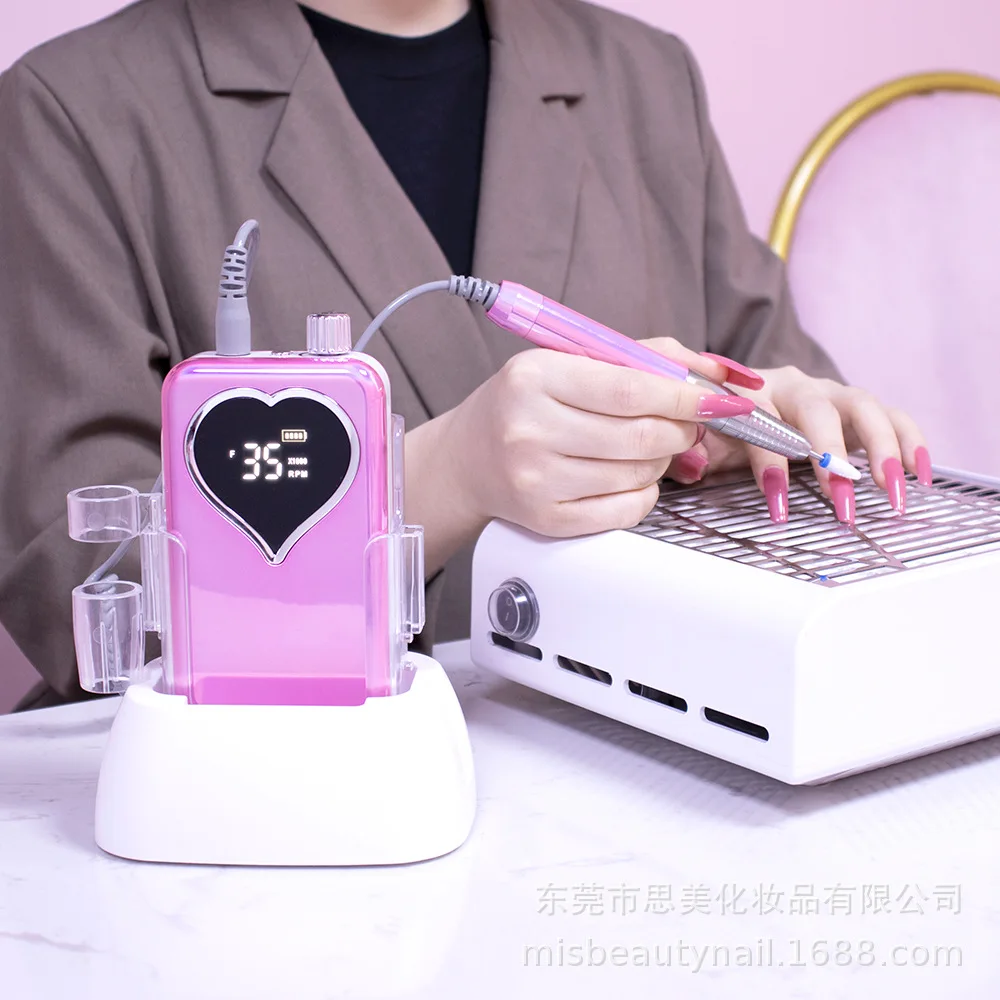 35000Rpm Manicure Machine Professional Nail Sander Electric Nail File Drill Machine Fresa Per Manicure Pedicure Base