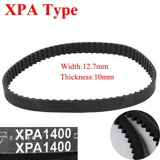 Xpa 1900 1907 1930 1932 1950 12.7Mm Width 10Mm Thickness Rubber Tooth Wegde Raw Edge Gogged Band Timing Transmission Vee V Belt