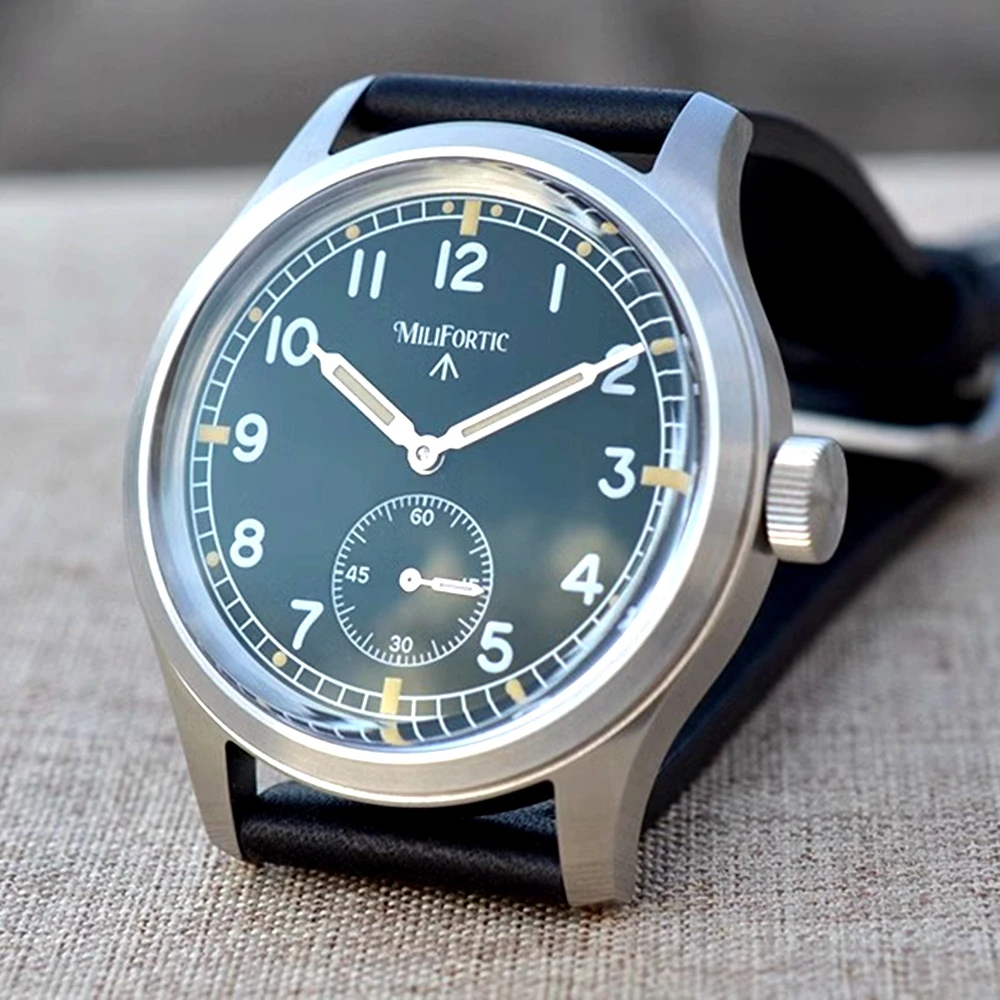 Orologio Da Pilota Vintage Militare Da Uomo 39Mm Orologi Automatici Militari St1701 Orologi Da Polso Meccanici Orologi Luminosi Retrò Omaggio