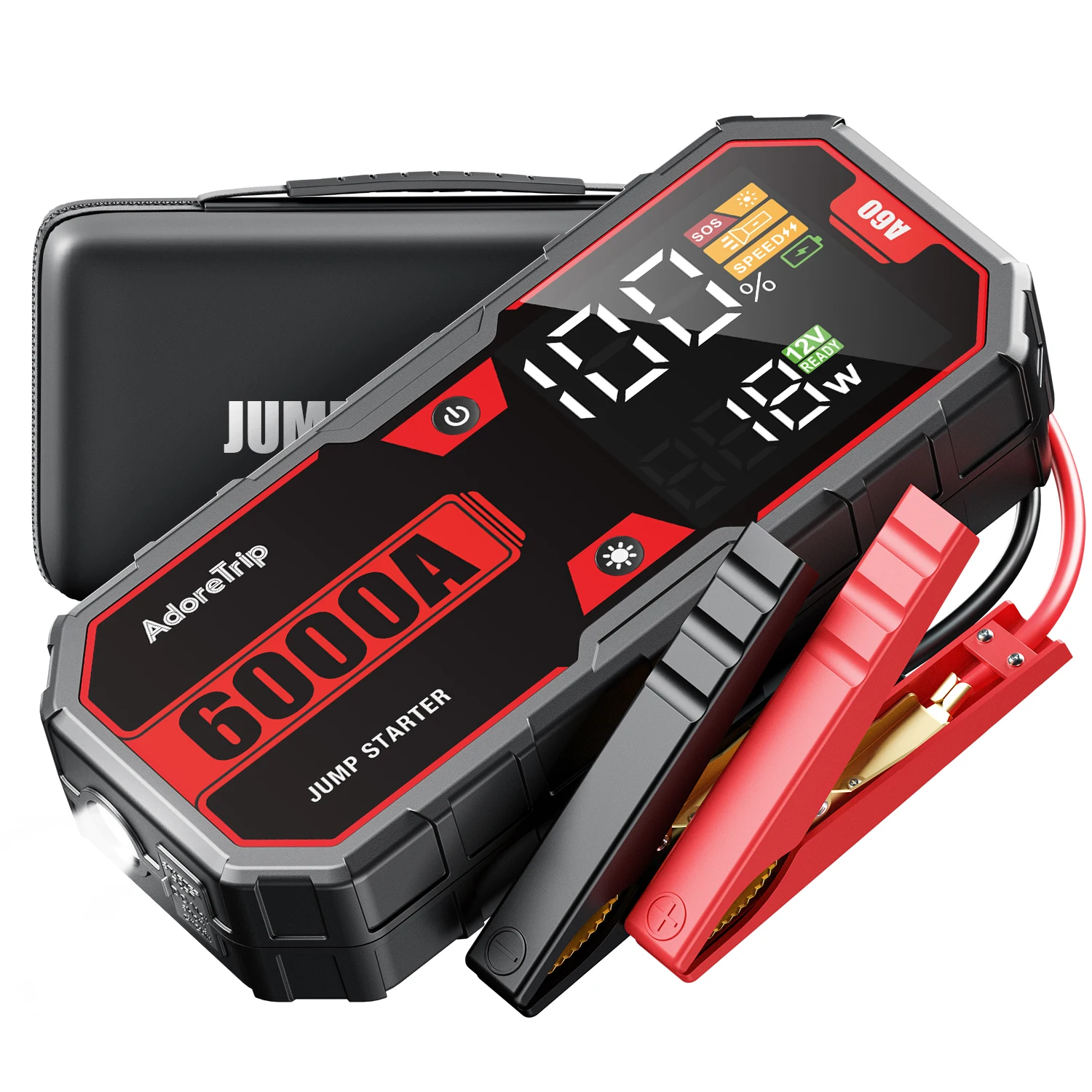 Auto 6000A 3000A Portatile 12V Jump Starter Power Bank 12V Caricabatteria Automatico Booster Dispositivo Di Avviamento