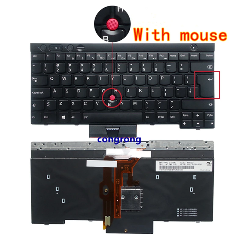Tastiera Del Computer Portatile Per Lenovo Thinkpad T430 T430S L430 L530 T530 W530 X230