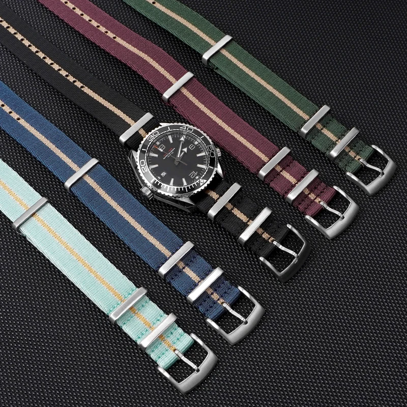 Cinturino Militare In Nylon Per Omega 007 Seamaster 300 Cinturino In Tela Per Cinturino Sportivo Da Uomo Swatch Per Bracciale In Tessuto Tudor 20Mm 22