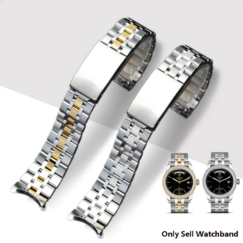Cinturino In Acciaio Inossidabile Argento Di Alta Qualità 17Mm 19Mm 20Mm Per Cinturino Da Polso Tudor Hydro Watch