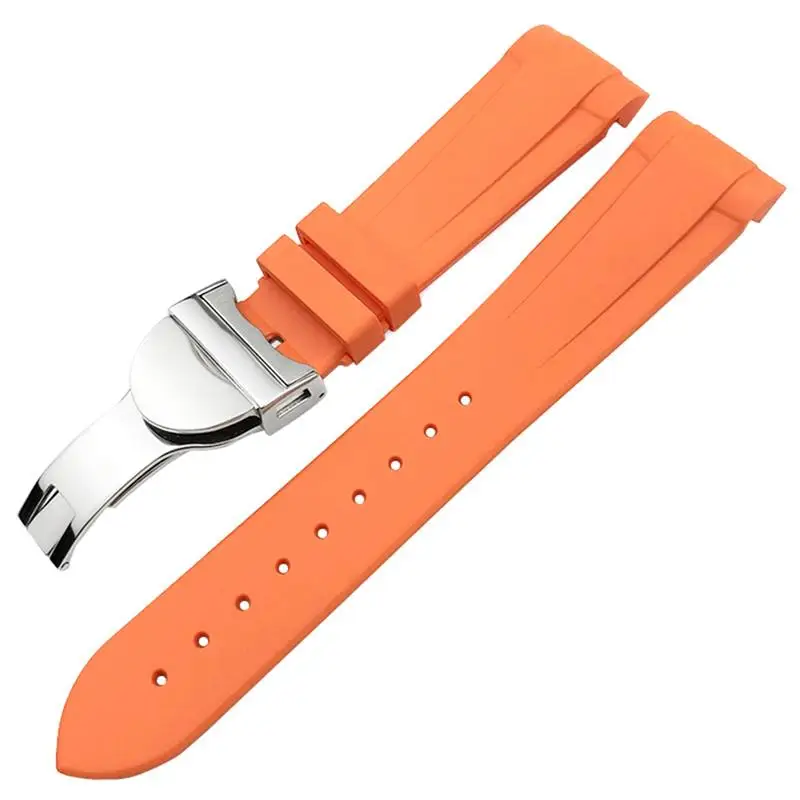 Cinturino In Gomma Pcavo Cinturino In Silicone Da 22Mm Per Bracciali Impermeabili Tudor Heritage Black Bay Pelagos