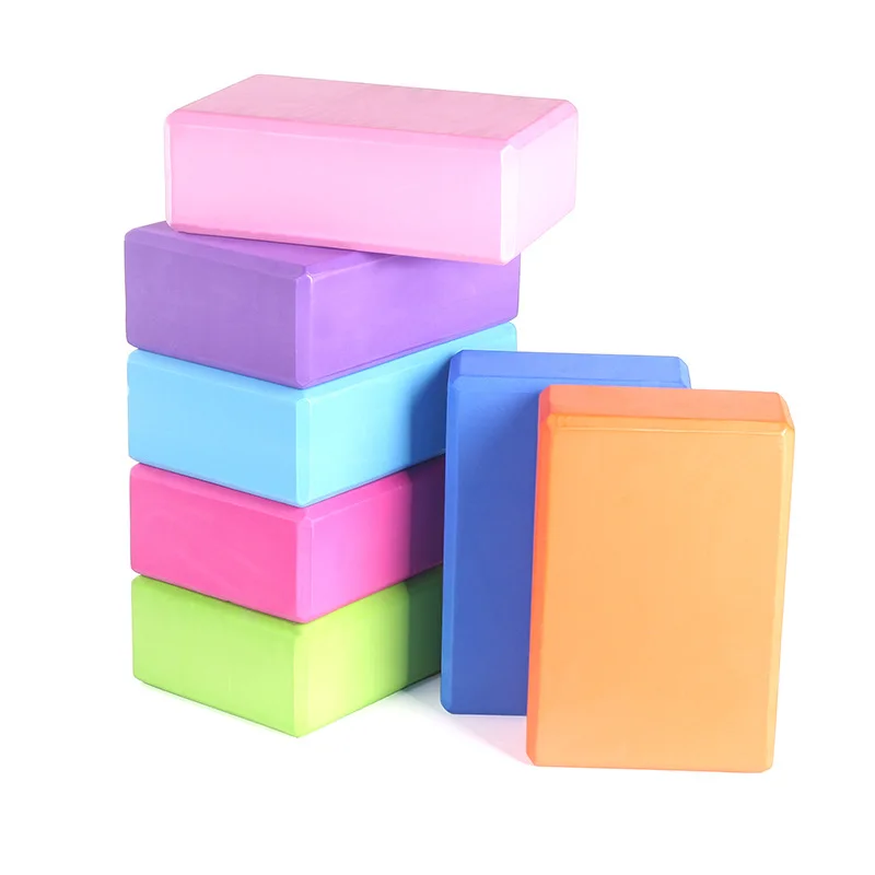 Eva Gym Blocks Foam Brick Training Esercizio Fitness Set Tool Yoga Bolster Cuscino Cuscino Stretching Body Shaping Yoga Blocks