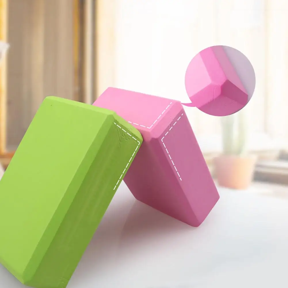 Eva Gym Yoga Blocks Foam Brick Training Esercizio Fitness Set Tool Yoga Bolster Cuscino Cuscino Stretching Body Shaping Yoga Cubes