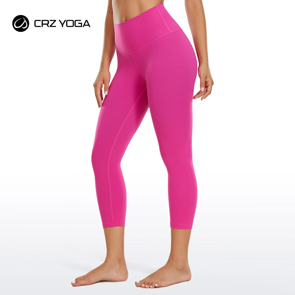 Crz Yoga Womens Butterluxe Legging Lounge A Vita Alta 19 Pollici-Leggings Da Allenamento Pantaloni Da Yoga Capris Morbidi Burrosi