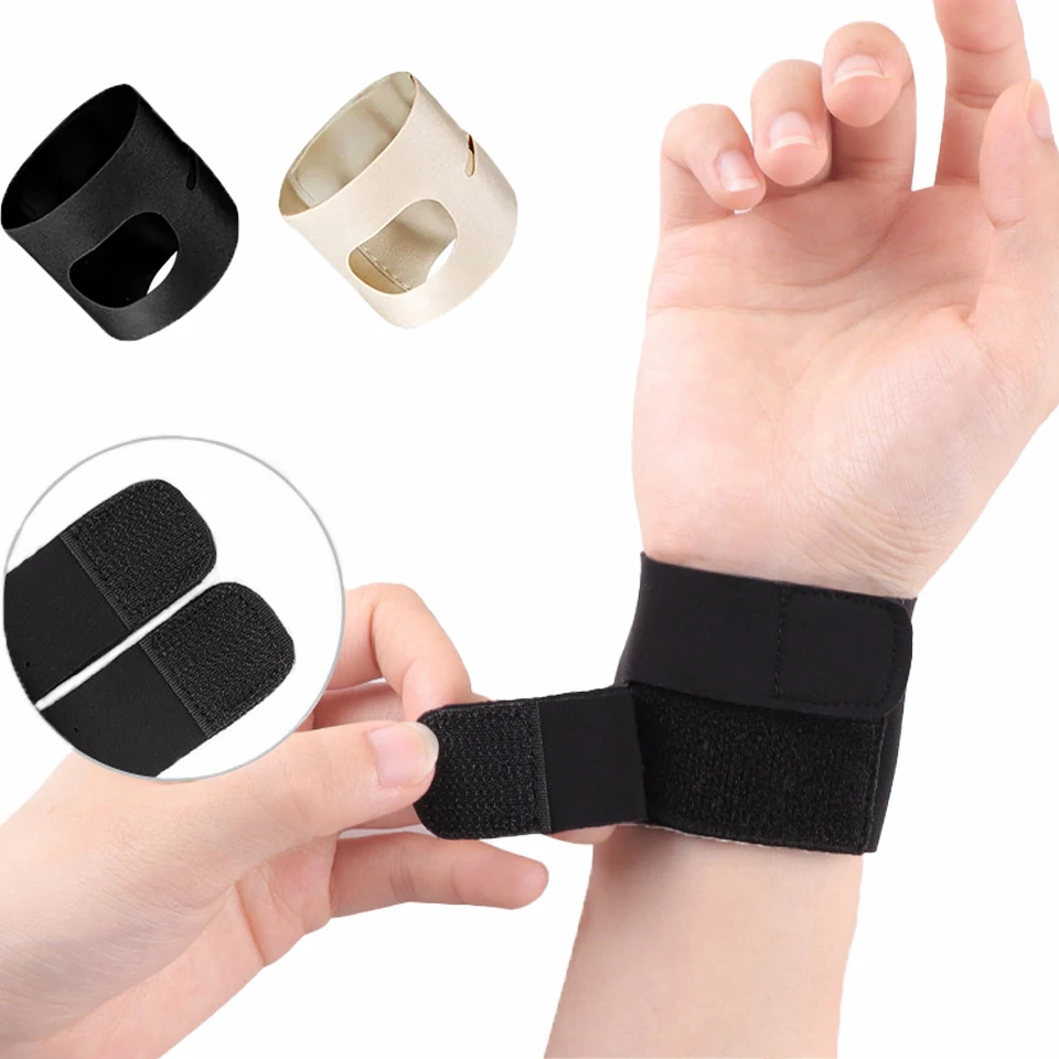 1Pc Portatile Regolabile Sottile Dolore Fascia Da Polso Brace Injection Tfcc Tear Injection Brace Uomo Donna Sport Yoga Soft Ulnar Fix Fascia Da Polso