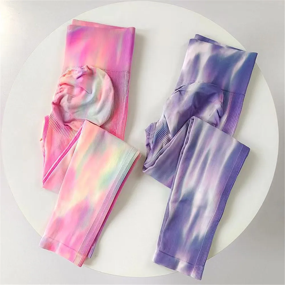 2023 Aurora Women Bubble Butt Push Up Yoga Pant Fitness Workout Gym Vita Alta Scrunch Tight Mujer Gym Leggings Senza Cuciture