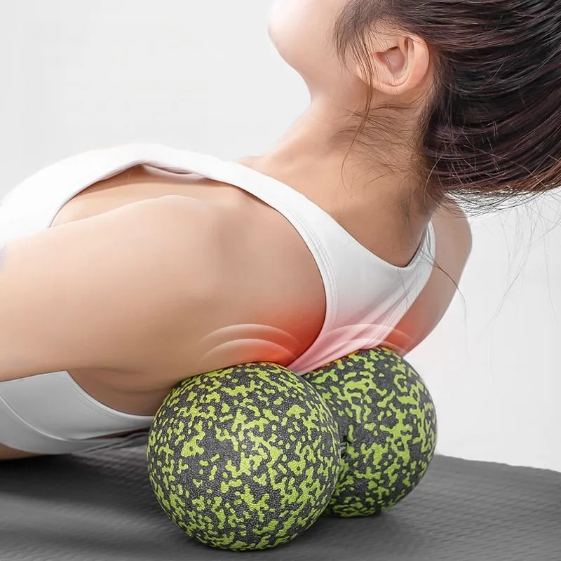 Epp Massage Ball Yoga Gym Per Fitness Esercizio Medico Peanut Fascia Roller Back Foot Riabilitazione Della Colonna Vertebrale Cervicale