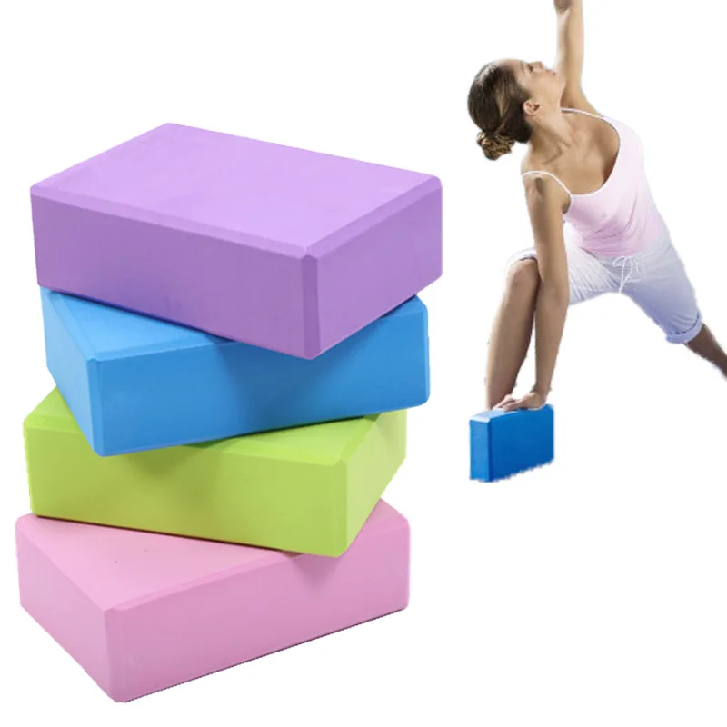 Eva Foam Yoga Block Puntelli Brick Gym Pilates Yoga Column Back Exercise Bodybuilding Fitness Sport Workout Equipment For Home