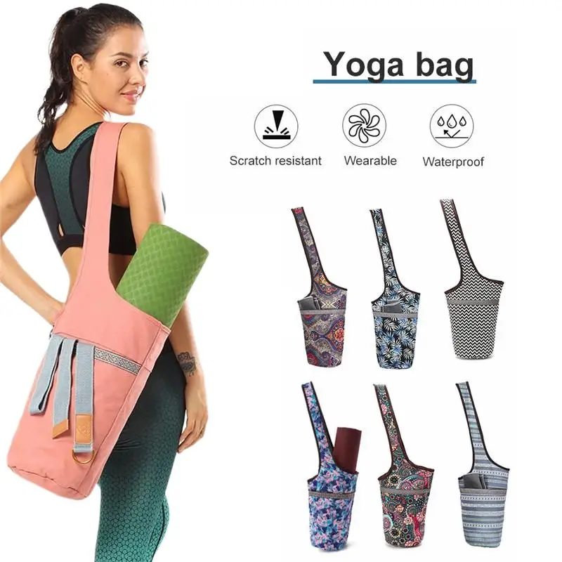 Borsa Per Stuoia Di Yoga Portatile Moda Sport Yoga Mat Tote Borsa A Tracolla Zaino Sling Carrier Forniture Per Il Fitness