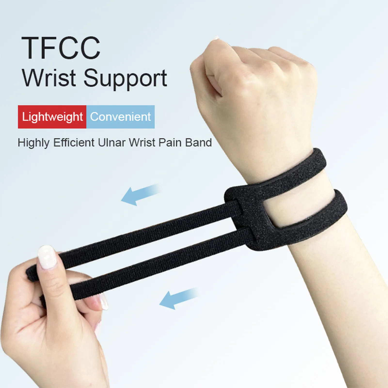 1Pc Dolore Fascia Da Polso Brace Sport Petto Yoga Fascia Da Polso Fitness Distorsione Protettore Dolore Morbido Strappo Lesioni Brace Ulnar Fix