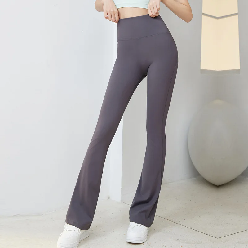 Leggings Svasati Pantaloni Da Yoga Pantaloni A Gamba Larga A Vita Alta Da Donna Palestra Fitness Sport Pantaloni Svasati Neri Pantaloni Da Ballo Latin