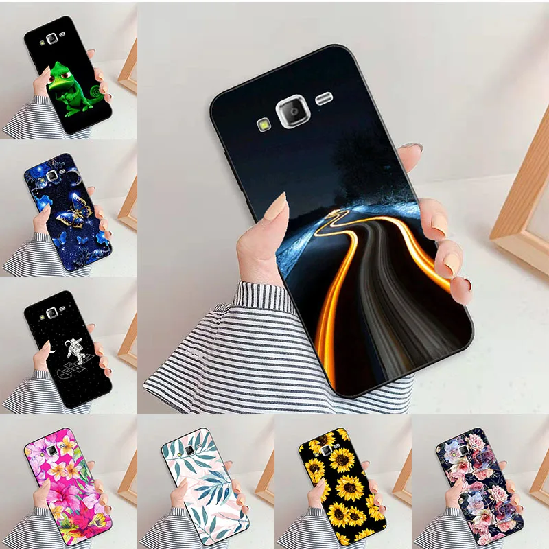Custodia Protettiva Morbida Verniciata A Cartone Animato Per Samsung Galaxy J1 Ace J110 J110F J1Ace Neo J111F J110 J110H Paraurti Da 4.3"
