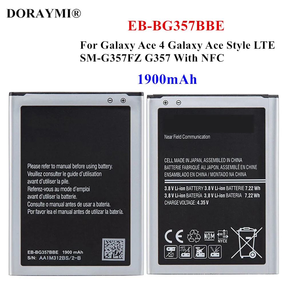 Batteria Originale Eb-Bg357Bbe Sostitutiva Da 1900Mah Per Samsung Galaxy Ace 4 Galaxy Ace Style Lte Sm-G357Fz G357 Batterie + Strumenti
