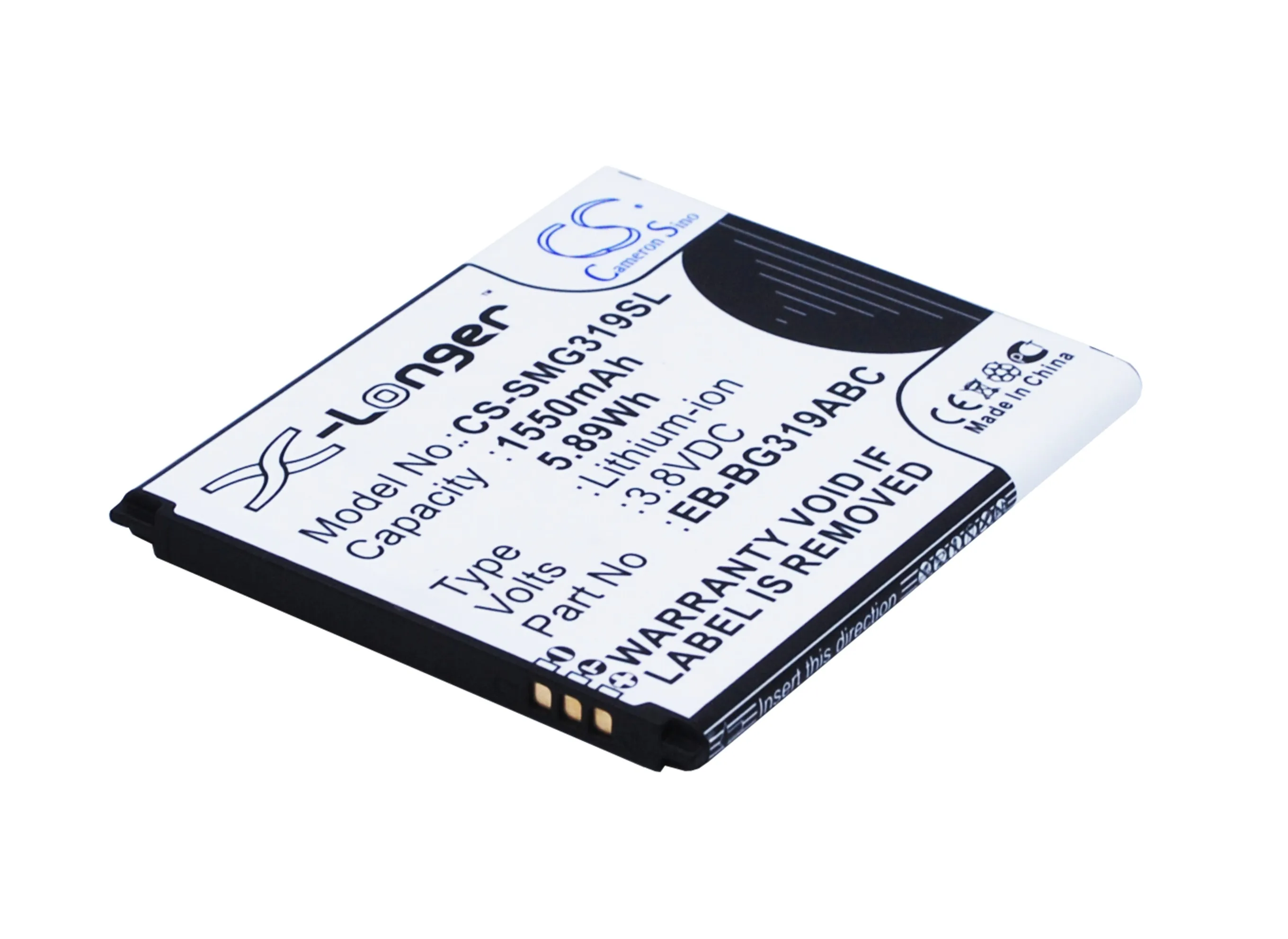 Batteria 1550Mah Eb-Bg319Abc Per Samsung Galaxy Ace 4 Lte Sm-G3139D Sm-G310A Galaxy Ace 4 Cdma Sm-G310Az
